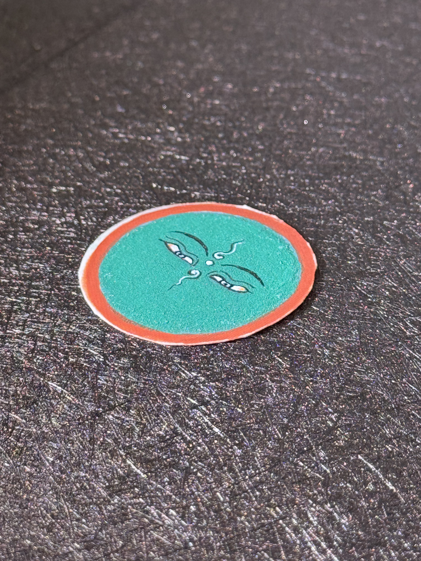 Green Tara Thangka Pendant | Hand-Painted Tibetan Compassion & Protection Necklace