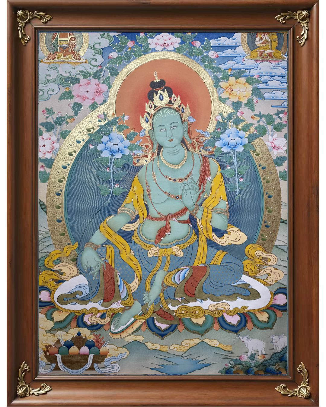 Green Tara | Hand-Painted Thangka for Swift Compassion, Protection & Overcoming Obstacles