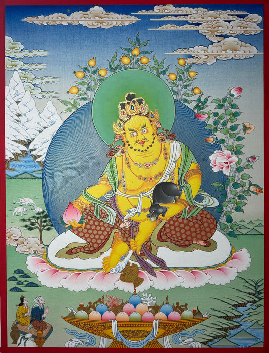 Thangka | Yellow Jambhala