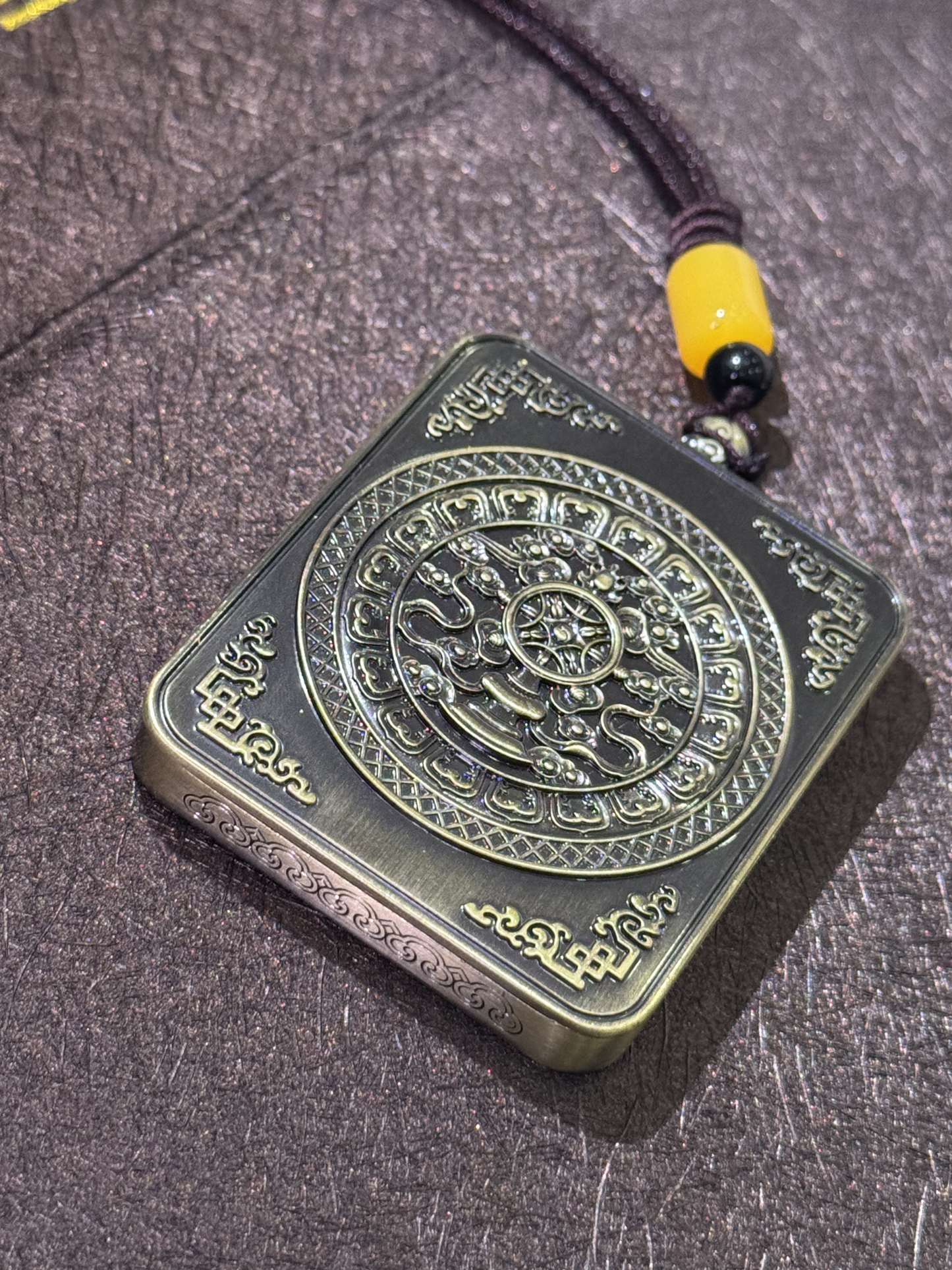 Green Tara Thangka Pendant | Hand-Painted Tibetan Compassion & Protection Necklace