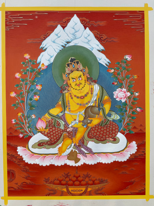 Thangka | Yellow Jambhala