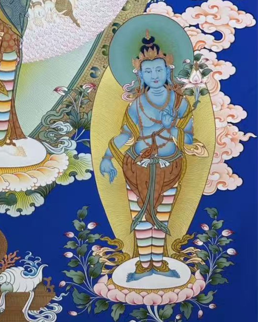 Thousand-Armed Thousand-Eyed Avalokiteśvara | Hand-Painted Thangka Infinite Compassion, Divine Protection & Universal Blessings