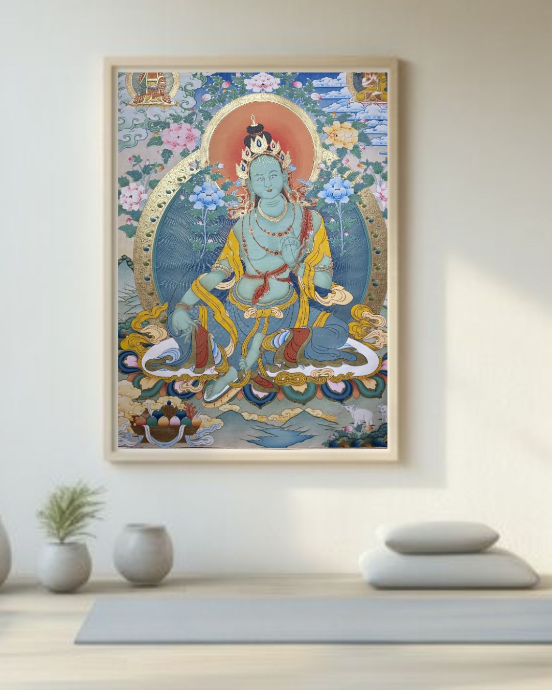 Green Tara | Hand-Painted Thangka for Swift Compassion, Protection & Overcoming Obstacles